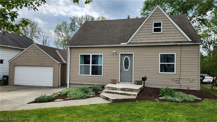 Welcome to 377 Runn Street, a charming 3-bedroom, 1-bathroom residence in the heart of Berea, Ohio. This delightful home is strategically located, boasting proximity to the Browns Training Facility and the Berea Recreation Center.  The property's prime location extends beyond local amenities, as it is just minutes away from downtown Cleveland and the airport, ensuring convenient access to entertainment, business, and travel hubs. Upon entering, you'll be greeted by a warm and inviting atmosphere. The kitchen is a highlight, featuring a vaulted ceiling and a sliding glass door that opens to a spacious backyard. Outside you’ll discover a retreat-like setting with a deep backyard and a cozy fire pit, perfect for entertaining guests or enjoying quiet evenings under the stars. The three well-appointed bedrooms provide ample space for personalization and comfort, creating an ideal living environment for families or those seeking extra room. The bathroom is tastefully designed and updated in 2023, offering both functionality and style. Don't miss the opportunity to make 377 Runn Street your home, where convenience, comfort, and outdoor enjoyment converge. Schedule a viewing today to experience the unique charm and lifestyle this property has to offer. Updates include garage door, bathroom, dishwasher, stove and ceiling fans in 2023. Driveway, furnace, hot water tank, roof, siding, and windows all in 2012!  The electrical was updated prior to the current owner. New whole house air conditioning installed​​‌​​​​‌​‌​​​‌‌​​​‌‌‌​​‌​​‌‌​​​​ 5-6-2024.