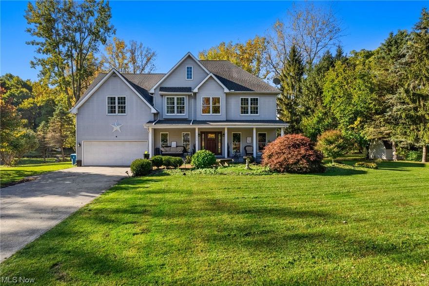 This Custom built 4-bedroom 3 bath home situated on over an acre lot is an absolute must see! As you enter the home you are invited with beautiful premium Tropical Hardwood flooring throughout the foyer, dining room, kitchen, & office. The kitchen features Oak cabinets with granite counter tops providing plenty of cabinet & counter space! The Great room features 30 ft ceilings that really opens the space up nicely! You can also get cozy in the Family room that features vaulted ceilings & a brick gas fireplace! This home also features a furnished office space, first floor Laundry & half bath!  The Master bedroom offers an 8'x11' sitting area with a beautiful private bath with jetted tub, glass enclosed shower, double sink vanity with hammered copper sink bowls & walk in closet! The basement features a furnished work out area, infrared Sauna, new premium vinyl planked flooring, with additional finished rooms & plenty of storage space! This home features so much more a true must-see in the Firelands school district, just minutes to I-90 & Turnpike for convenient commute. Schedule your showings today!