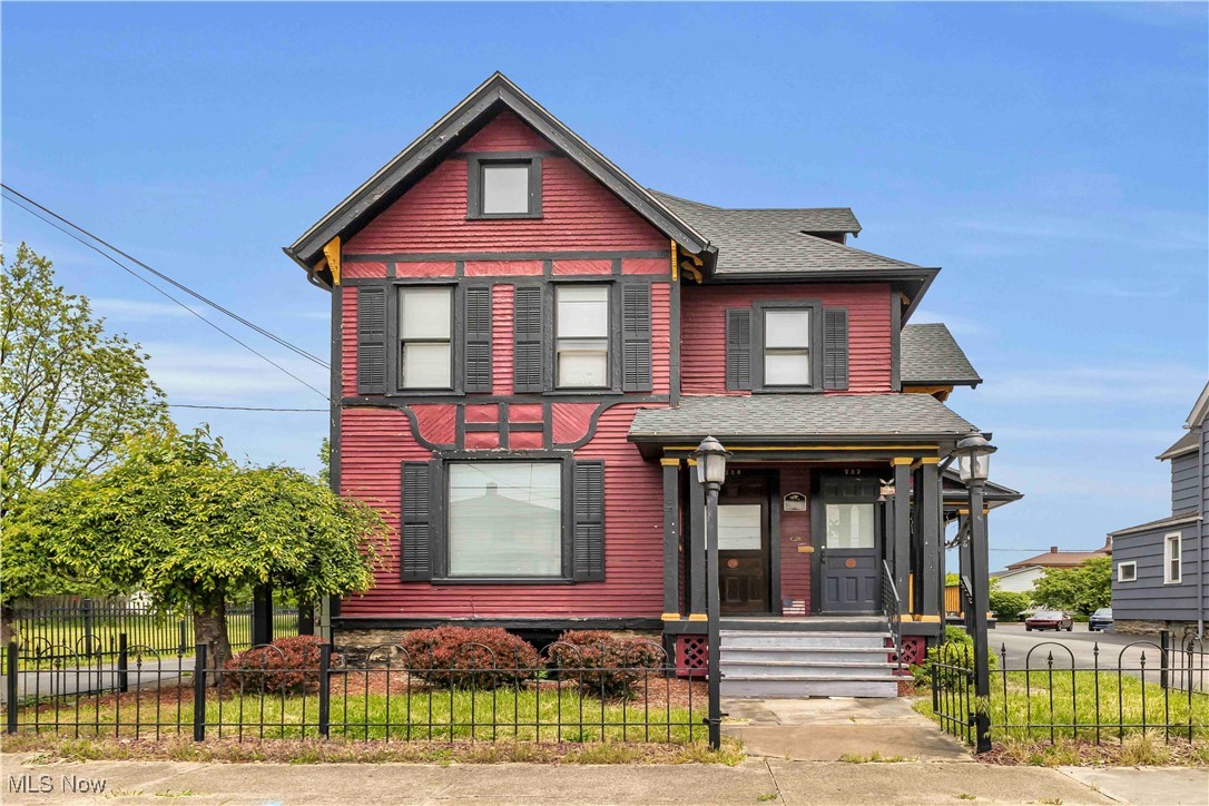 Discover a unique opportunity in the heart of Downtown Warren with this charming historic tri-level residential/commercial building. Zoned for residential/commercial use and offering mixed-use flexibility, the property combines timeless character with modern updates. With approximately half of the space suitable for business and the other half ideal for living quarters, it’s perfect for a variety of uses. This distinctive building features three levels, each with its own private entry and exit, making it easy to divide into separate units or operate as one cohesive space. Inside, you’ll find 10 rooms, 3 kitchens, and 4 bathrooms. The finished basement adds even more value and can be used as a conference room, private office suite, or a third independent unit. Recent upgrades include a new roof, new garage roof, updated blacktop and parking area, new flooring, fresh paint throughout, and newer exterior paint. The architecture is eye-catching and full of character, offering a warm, professional presence. Located just a short walk from the courthouse, shops, and restaurants, it’s an ideal location for owners or businesses that value both visibility and convenience. This is a rare chance to own a versatile, beautifully maintained building in a prime downtown location.