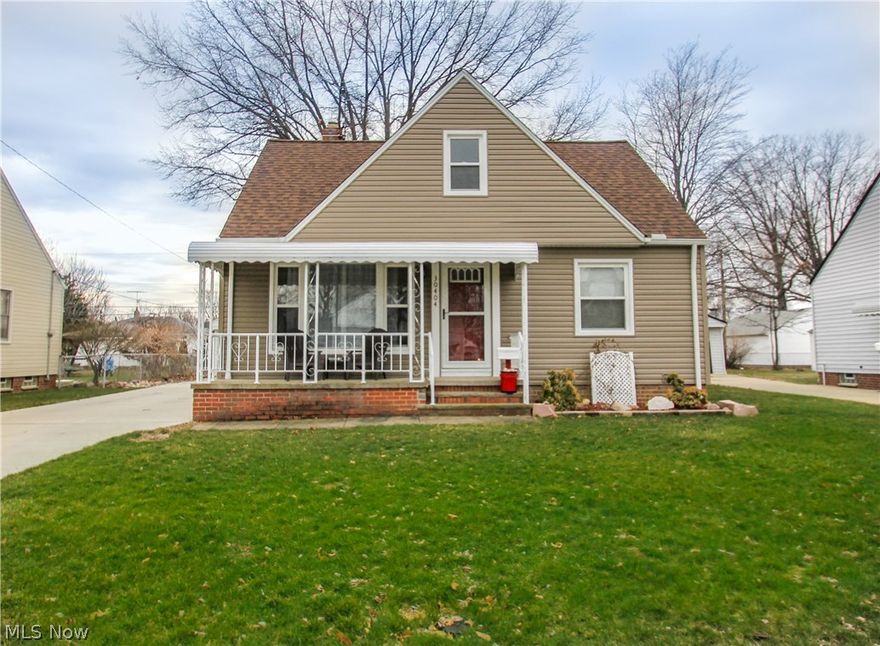 LIKE BRAND NEW Willowick Home. Updated & Meticulously Maintained Bungalow, 3 Bedroom 2 Bath 1600+ Sq ft of living space. Fresh paint throughout home, living room has hardwood floors with beautiful trim, both bedrooms on 1st floor have hardwood floors, new trim & plenty of closet space. Recemt;u updated kitchen with vinyl plank flooring, countertops and natural hickory cabinets. 1st floor bath has beautiful tiled shower.  Large upstairs bedroom has plenty of storage & closet space wirh private bathroom. Finished basement in 2013, 2 car garage and nicely manicured landscaping. UPDATES include Vinyl Siding (15) Gutters (15) Driveway (14) Privacy fence (15) Roof (12) Storm doors (15) A/C (14) Glass block windows (12) and Electrical Panel (09). Move In Ready, Must See!