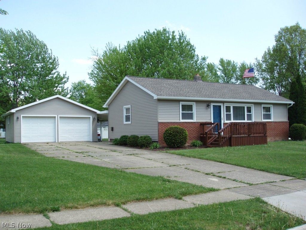 Newly Remodeled 3 Bedroom 2 bath Ranch. Updates include Kitchen with Stainless steel appliances, Master Bathroom addition, Main Bath, Siding, Roof, Windows, Porch.....Covered Patio. 2.5 car garage.