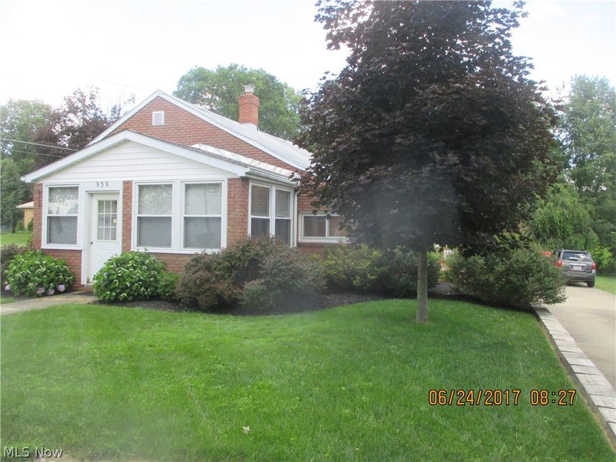 Very nice, clean brick ranch with freshly painted walls and some newer carpet. Home has been completely redone within last year. Nice double lot with large detached garage and 12x16 storage shed. City water at street.