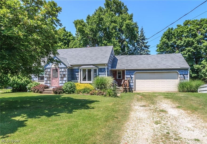 Located near quaint downtown Madison is this 3 bedroom, 1 and a half bath Cape Cod that needs a little TLC.  It's one and a half stories with the master bedroom dormer and half bath on the second floor.  The large family room with a fireplace is a nice place to entertain. On a treed lot with a 3 car garage and a small storage shed with a fenced in back yard.  This home comes with all appliances that are less than 3 years old.  New gutters were added this year. This home features plenty of storage for a growing family.  Come and see it today.