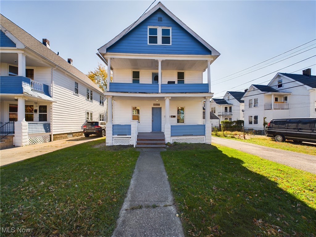 Nicely updated duplex in North Collinwood within walking distance to the Waterloo Arts District. The building has been freshly painted, both interior and exterior. All the flooring has been freshly painted or replaced with vinyl planking. Mechanicals have been replaced as needed. The downstairs unit is vacant but currently being advertised at $795 rent plus $50 flat fee for water/sewer. Upstairs is rented until 9/30/25 at the same rent and includes the finished attic. Property has Lead Safe Certification. Professional property management is in place.