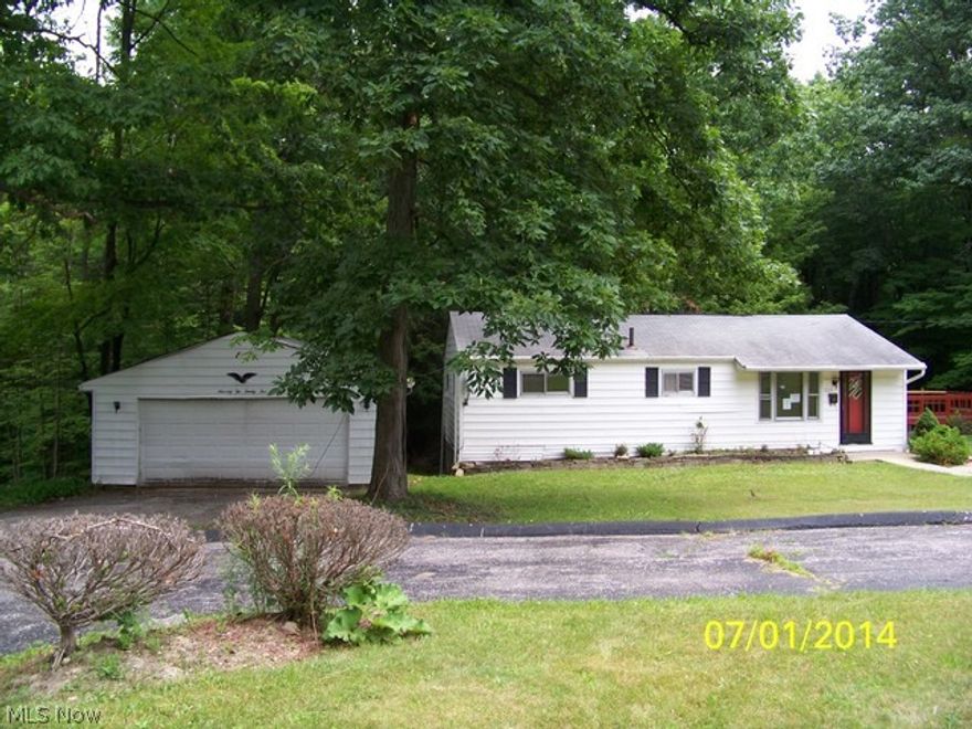 HUD Case #412-667852. As-Is Sale. Seller Will Not Make Repairs. Buyer Is Responsible For Utilities For All Inspections. Buyer Is Also Responsible For Correction Of All POS Violations. FHA Uninsured. Equal Housing Opportunity. This Charming Ranch Home Is Located On Nearly An Acre Of Wooded Serenity. The Home Has Three Bedrooms and Two Full Baths. The Walk-Out Basement Is Partially Finished and Includes A Work Room, The Second Bath and Plenty Of Storage Space. A Deck Overlooks The Rear Yard.