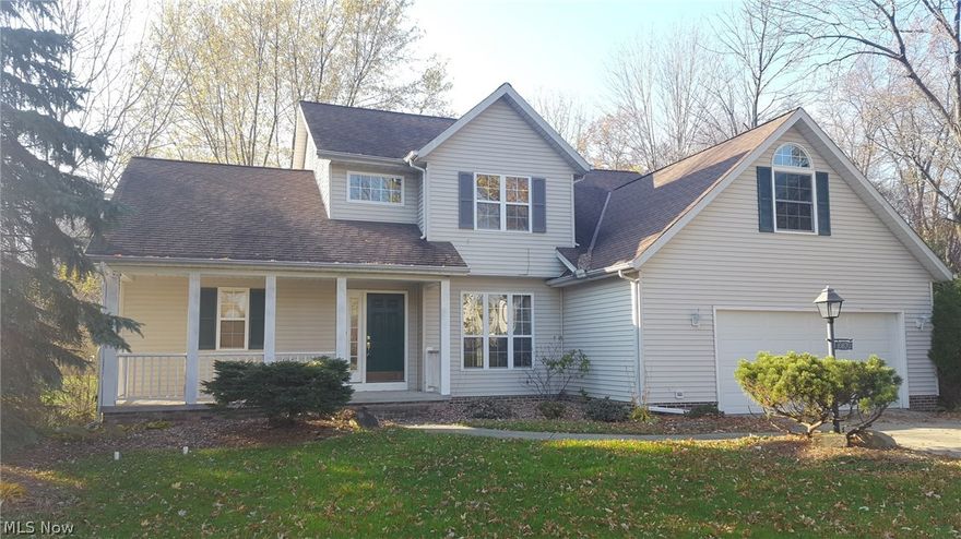 Lovely 4 bedroom, 2 1/2 bath Colonial with a front porch and fireplace.  First floor master bedroom with full bath. Roomy back deck with a spacious yard, perfect for warm weather entertaining. Schedule your showing today, this home won't last long!