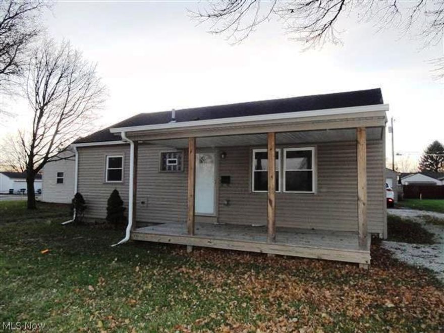 Move in Ready 3 Bedroom Ranch is Completely Renovated inside and outside. Exterior updates include roof, siding, windows, doors and hardware. Interior updates include electrical, plumbing, insulation, drywall, trim, freshly painted walls and ceiling, flooring, lighting, plumbing fixtures, kitchen cabinetry, countertops, doors and hardware, energy efficient furnace and hot water tank. Completely updated bathroom. Refrigerator, range and dishwasher stay. Utility room for washer and dryer. Storage shed. Garage has newer roof, garage doors, man door, siding and openers. Yard fenced in on 3 sides. Financial assistance available- for closing cost and down payment if you qualify. Owner occupants only. Income eligibility requirements.