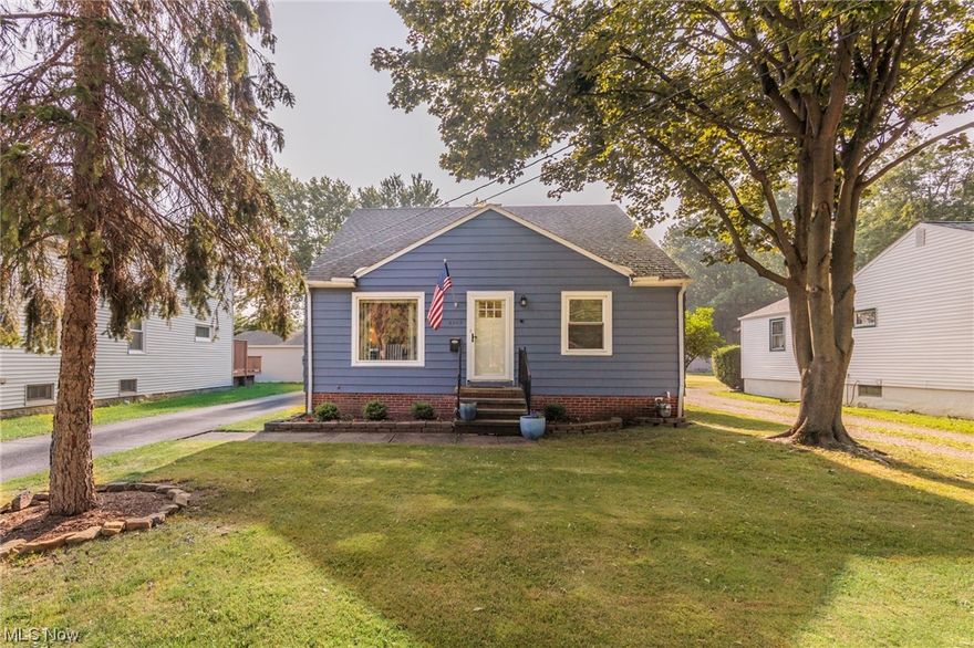 Nicely updated Cape Cod, 3 Bedroom and 2 Full Bathrooms. Kitchen features Stainless Steel Appliances, Granite Counters, Custom Cabinets and Tile Floor.  Beautiful Wood Floor in all other areas on First Floor.  Master Suite features: Large Master Bedroom, Heated Floor in Master Bathroom and 18 X 7 Nursery, Home Office, or whatever you’d like this extra space to be! Newer HVAC, Hot Water Tank, Windows, and updated Electrical Panel. Very Nice partially finished basement featuring fabulous bar and pool table (included) and plenty of storage and Glass Block Windows.  Relaxing Patio and Fire Pit. Close access to I-480! Seller installed an electric underground dog fence.