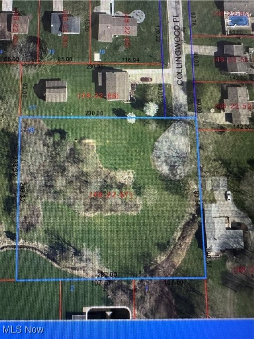 Vacant Austintown lot on a Cul-de-sac. Buyers need to do their due diligence as to any and all aspects of building on lot.
