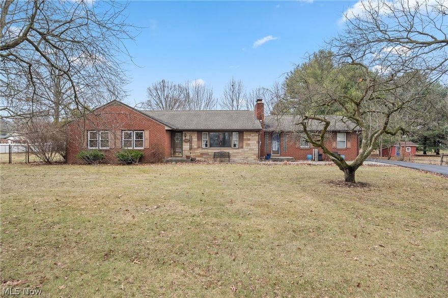 Welcome to 3287 Broadhaven Avenue… this sprawling brick ranch is what you have been searching for. Located on almost an acre in Jackson local school district it is sure to please. From the moment you pull in the drive you will fall in love with the curb appeal this home offers.  As you enter the front door your will be greeted by the spacious living room that features a gas burning fireplace and plenty of natural light. Just off the living room you will find a formal dining room with a bay window and corner built in hutch. The bonus room is just off the dining room and is currently being used for a home office/exercise room. Off the dining room the updated kitchen features ceramic tile backsplash, appliances, and sightlines into the bright and airy family room. The family room offers vaulted ceilings and views of the backyard. Just off the family room there is a half bath (perfect for guests) and access to the 20 x 19 deck with a pergola and a 40 X 20 pool that's plumbed for gas heat. A private hallway leads to two nice sized bedrooms that share a full bathroom and the primary bedroom and bath. In the lower level you will love the additional 1,800 sq. ft. of living space featuring a family/game room (pool table, custom bar, and refrigerator included), complete with wood burning stove. An additional bedroom, 2 oversized utility rooms and a separate laundry room. The outside is perfect for entertaining and relaxing, with a fenced area just off the family room. The attached oversized two car garage gives direct access into the main living space as well as the lower level. The detached 33 x 23 oversized 3 car garage has a workshop area with endless possibilities-perfect for hobbies or additional parking. There is also a 16 X 12 and a 8 X 6 storage barn for outside storage and one for pool supplies. You don't want to miss this rare opportunity, call your favorite realtor today for a private showing!