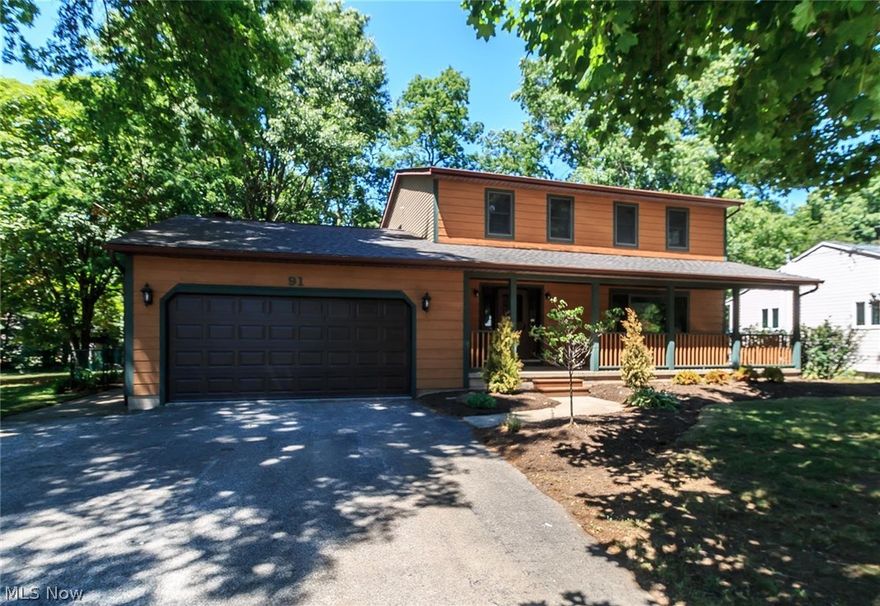 HOME OF DISTINCTION!  THIS CEDAR SIDED COLONIAL, FOUR BEDROOM HOME IS COMPLETELY UPDATED WITH NEW FURNACE, FLOOR COVERINGS , UPDATED KITCHEN, BATHROOMS AND MORE!  FIREPLACE IN THE FAMILY ROOM, KITCHEN WITH GRANITE COUNTERS AND TILE FLOORING TO THE FOYER.  THERE IS A FULL BASEMENT READY TO FINISH WITH NEW, HIGH-EFFICIENT GAS FURNACE.  ENJOY THE BACK DECK AND FRONT COVERED PORCH AREAS.  NO DETAIL WAS MISSED IN THIS HOME WITH NEW LIGHTS INSTALLED, GENEROUS COUNTER SPACE IN THE KITCHEN AND EXTREME TILE WORK IN THE BATHROOMS AND FLOORING!    THIS HOME IS WORTH THE MONEY AND OFFERS EVERYTHING YOU DESIRE!  SET AN APPOINTMENT BEFORE ITS GONE!