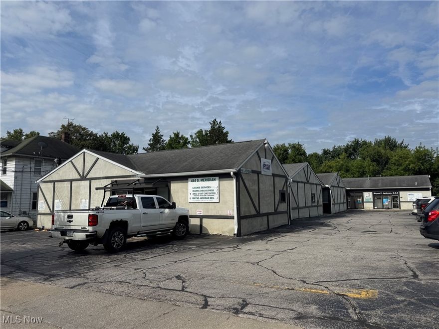 Investment opportunity to own a multipurpose investment with up to 9 commercial units and 3 residential homes on 1.4 acres in Ravenna. Current occupants include the BMV, dentist and a foot doctor. 3 vacancies available for lease. Homes are all rented to long term tenants.