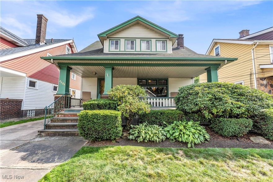 This lovely colonial home is full of charm and offers an excellent opportunity for first time home buyers or investors looking to build their rental portfolio! Beautifully maintained by the current owners, the property is spacious inside & out! It features 3 large outdoor spaces (covered front porch, rear deck and huge 2nd story porch), original hardwood floors in immaculate condition, newly renovated eat-in kitchen (all appliances stay) with new countertops and gas stove and huge, recently renovated upstairs bath with jetted tub with skylight, large walk-in shower and upgraded vanity! The main floor also has a large living room with beautiful leaded glass windows and electric fireplace, large dining room with built-in leaded glass China cabinets, convenient half bath and bonus room that could make a 4th bedroom or quiet home office! Upstairs, all three bedrooms are good size, plus the large rear porch offers a perfect place for a private morning cup of coffee! Located in a lovely pocket right near Washington Park, this home has easy highway access and is minutes from Downtown! A great find that won't last long, you'll want to schedule a showing today before it's too late!