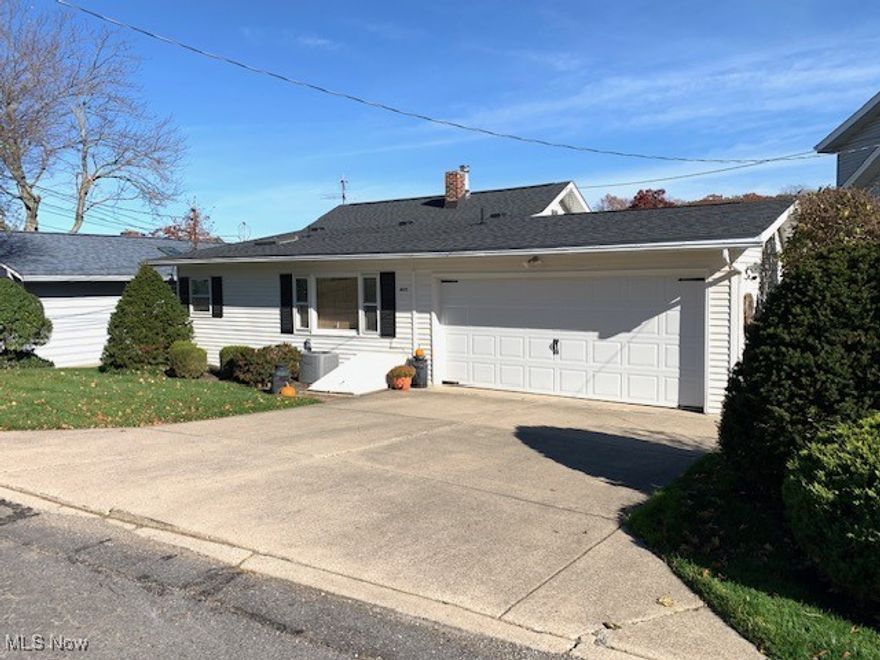 Cozy, Adorable, & Lovingly Maintained describes this One-Story 2 Bedroom, 1.5 Bath Ranch Lakefront with Dock on West Reservoir in the Portage Lakes!  This ideal Ranch with 2-Car Attached Garage has some unique features to add to its charm.  The outdoor brick patios overlooking the Lake add Extra Space for Entertaining, Outdoor Dining, or just simply relaxing and taking in the beautiful tranquility this location has to offer.  The Interior space boasts a Fireplaced Living Room, First Floor Laundry Area,  Dual Access to Main Bath from Master Bedroom and Entry from Main Area of Home, Custom Built-in China Cabinet in Kitchen/Eating Area, a Full Wall Custom Shelving Unit in One of the  Bedrooms, and Custom Built-In Storage Cabinet/Closets in Extra Roomy 2-Car Attached Heated Garage with Hot and Cold Water and a Convenient Laundry Size Tub in Addition to the Half Bath and extra Cedar-lined Closet with Easy Access to the Outdoor Patio Area &  Recreational Fun.  Updates include Roof, 2022; Water Softener, 2024; Well Pump, 2023; Newer Air Conditioning Unit; New Garage Door with new tracks, 2024; Granite Counter Tops & Stainless Steel Kitchen Sink, Newer Range & Dishwasher,  Newer Walk-in Shower & Bathroom floor tile, Newer flooring mostly throughout.  Professionally Landscaped and Ready To Be Enjoyed!