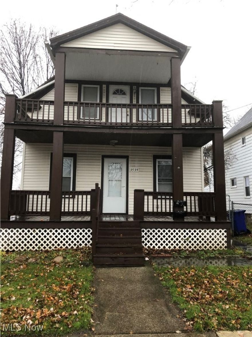 W 50 - 2 BR.  Rently painted. Luxury Vinyl Floor. First floor laundry. Nice front porch. Great back yard. Parking in rear. one year lease or month to month available.