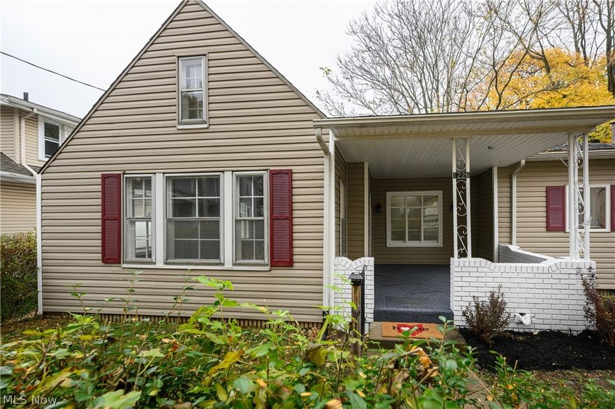 Welcome to 1226 Ford Ct NW Canton Ohio 44708, located in the Canton City School District. This home is boosting with character. From the cottage style door, curved door ways and the built-ins. You are greeted with a cozy covered porch, beautiful landscaping and a 1 car garage. When entering the living room there is plenty of natural light and an amazing fireplace sure to impress! All new carpeting and flooring though out! A dinning room off the updated kitchen with new counter tops, newer cabinets, appliances and so much more. Two nice size bedrooms on the first floor and an updated bathroom. Upstairs is a large bedroom. plenty of space with gorgeous windows awesome shiplap walls. If you need just a little extra room to host family and friends the basement has you covered with a bar and finished rec room and even a half bath! This space is perfect for all your entertaining needs. Hurry this home is move in ready with many updates just waiting for your personal touch, make your appointm
