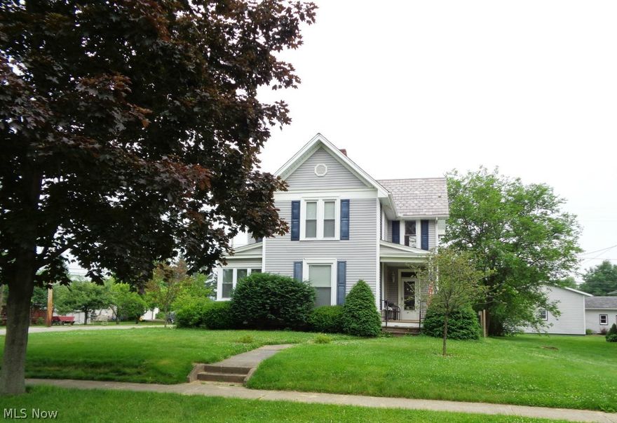 What Character and Charm in this well maintained 2 story home w/ inviting hardwood flooring & beautiful woodwork throughout.  Living Room w/built in bookshelves/ gas fireplace. Formal Dining Room offers plenty of space for entertaining. Large kitchen w/plenty of cabinetry & counter space/Bar. The Breakfast or Sunroom w/many windows  perfect for enjoying that morning coffee. Relax in the library/office  w/built in custom bookshelves.  First floor laundry. Updated Half Bath. Second Level offers sizeable master bedroom w/updated full bath/walk in closet. Two other bedrooms and updated full bath.  Full Basement.  2 Car detached garage. Updates include:  bathrooms, roof-slate serviced-chimney flashing, light fixtures, staircase, glass block windows, updated electric, windows, water heater, interior painting, flooring, range 3 yrs old and more.