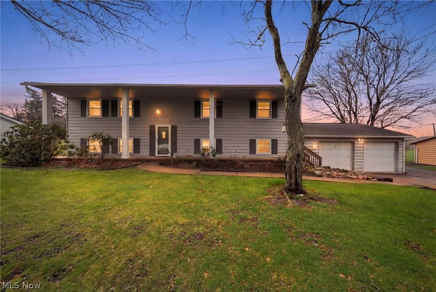 Welcome to this spacious ranch home in the sought after North Canton City School District, offering over 2,100 sq ft of living space and a layout designed for both everyday comfort and entertaining. The main level features a bright living room, dedicated dining area, and a functional kitchen, along with three bedrooms and a full bath. The layout provides a natural flow while keeping the bedroom wing separate for added privacy. Downstairs, you’ll find a fully finished walk-out lower level that significantly expands your living space. This level includes a large recreation room, additional finished rooms perfect for a home office, gym, or guest space, plus half bath and laundry area—ideal for flexible living arrangements. Step outside to enjoy the expansive backyard and elevated deck, perfect for relaxing or hosting. The attached, heated, oversized 2-car garage adds convenience and extra storage. Situated on a generous 0.80-acre lot in Lake Township within North Canton Schools, this home offers space, versatility, and a great location. Recent updates include Culligan Twin Softener 2018; well pump replaced 2020, garage sub panel installed 2019; 220 main electrical panel installed 2019; stove switched from electric to gas 2019; gutters replaced 2018.