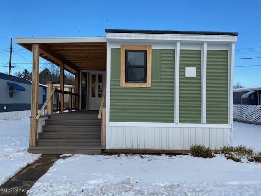 Completely renovated, like new 1-bedroom, 1-bath home. Updates include a new roof, windows, doors, siding, porch, plumbing, electric, HVAC, insulation, and skirting—offering the feel of a brand-new home. Features a bonus utility room, updated bathroom with new vanity and shower, and a separate storage shed. Low-maintenance living with all major systems already done.