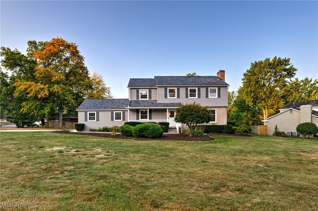 Welcome to this stunning, traditional 2-story home, offering the perfect blend of classic charm and modern luxury. Situated on a spacious corner lot in a great community. This 5-bedroom, 3-bathroom residence has been thoughtfully redesigned with the finest finishes and upgrades throughout. Featuring polished marble flooring that flows seamlessly through the foyer and kitchen. Refinished hardwood floors add an extra touch of warmth and elegance throughout. The heart of the home is the gourmet kitchen, complete with brand new appliances, sleek quartz countertops, all new cabinets and a bonus eat-in space. Whether you're hosting a dinner party or enjoying a quiet meal, this kitchen is sure to impress. The home boasts 5 spacious bedrooms, one of which is on the first floor and could be a great office space if needed. All three full bathrooms have been completely renovated, featuring custom tile work, modern fixtures/finishes and designer wallpaper. Other notable updates include vinyl replacement windows throughout and the waterproofed basement provides extra living or storage space. Outside, the large corner lot gives you room to enjoy both privacy and outdoor activities, making it the ideal space for gardening, entertaining, or simply relaxing in your own backyard. This home truly has it all—an unbeatable combination of style, space, and location. This is truly an amazing family home! Don't miss your opportunity to make this stunning property your own!