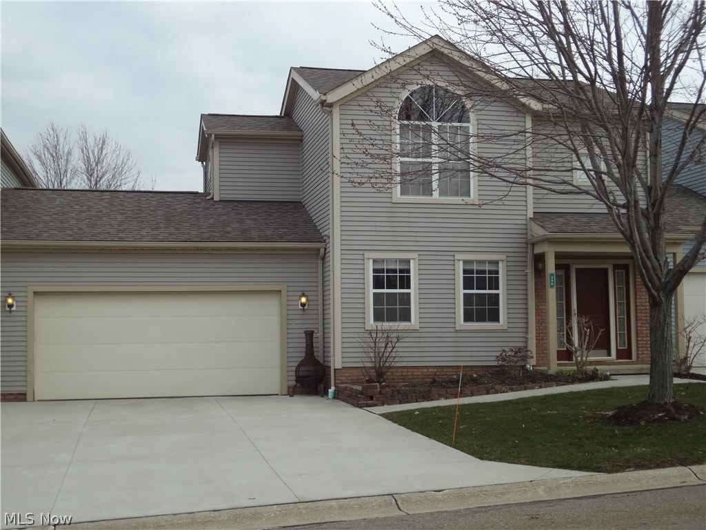 Location, Location! Welcome to this home located half way between Akron and Cleveland! Step into this inviting HOME! Newer updates galore! This includes a completely remodeled kitchen that has granite counter tops and comes with all of the appliances and a Home Warranty! When you come into the inviting 2 story great room, there are soaring ceilings and all warm & neutral colors to match any decor. Newer flooring throughout the whole first level. The dining room has sliders that lead to a large deck and rear yard. The roof and over sized driveway are 2 years old. There is a first floor bedroom if desired or it can be used as a media room. It is connected to the full first floor bath. The laundry/mud room is on the first floor and is off the kitchen and the spacious garage! The Master bedroom has vaulted ceilings, a remote control ceiling fan, and double walk-in closets! The other bedroom on the second level is also very spacious! The bath on this level is huge! It is equipped with a lar