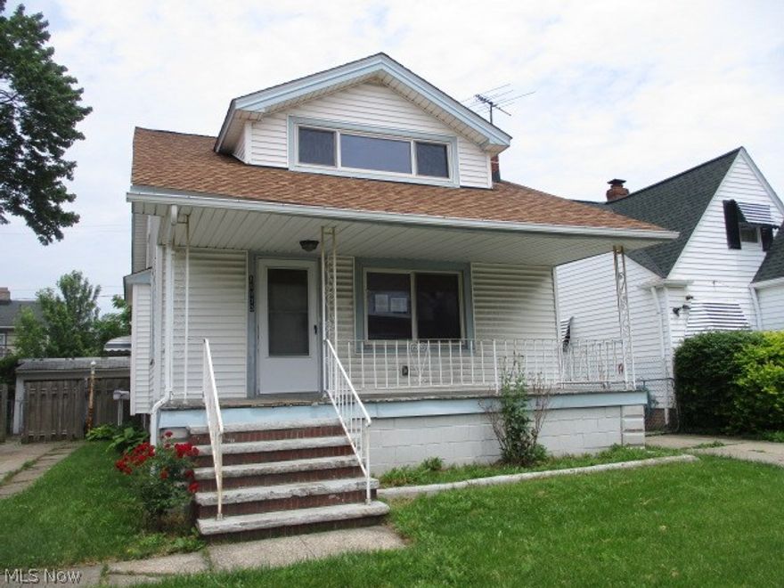 Come enjoy summer on the front porch, this 4 bedroom 1 bath western bungalow has a large kitchen, formal dining, large living, finished basement, central air deck, 2 car garage.  At this price, don't wait!