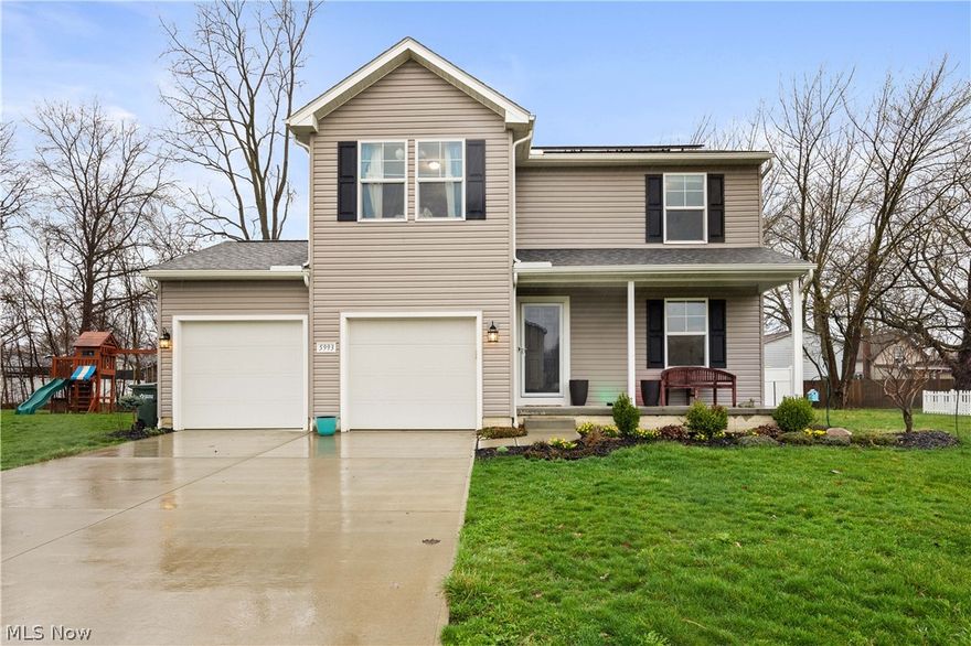Stunning 4 bed, 2.5 bath home in Lighthouse Estates! Built in 2021 and loaded with updates: Samsung stove (2023), pergola & patio (2023), partially finished basement (2025), solar panels (2024), custom wall panels, kitchen backsplash, garage/laundry shelving & more. Private fenced backyard—perfect for entertaining. Move-in ready with modern style and energy efficiency. Walking distance to the beach, shopping, and dining. Home includes fully installed solar panel system — enjoy clean, renewable energy and major long-term savings! Average monthly electric bills drop significantly with solar, especially in summer months. Fixed solar loan payment of $199/month locks in energy savings while utility rates rise.