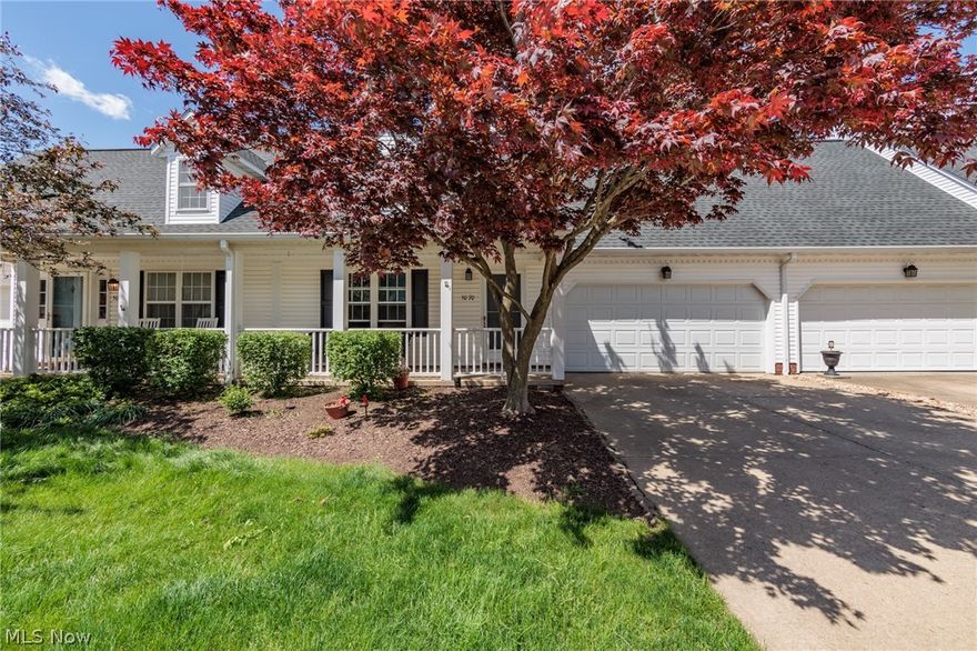 Welcome Home to this spacious & meticulously maintained Cluster Home situated in Medina's Nantucket Colony community w/ 4 bedrooms, 3 full bathrooms & beautiful water views! The exterior showcases a charming covered front porch, lush landscaping and 2 car attached garage. The lovely living room is graced with a cozy fireplace & nicely updated flooring that flow throughout the main level. You will love hosting friends and family in the nicely appointed eat-in kitchen complete with ample cabinetry, plenty of prep space, breakfast bar w/ seating, dining area & included appliances. The family room provides a great spot to relax w/ a slider out to the large patio with peaceful pond views! All of the bedrooms have plenty of closet space showcasing the convenient main floor bedroom, perfect for a office, guest suite or primary bedroom. A full bathroom & large laundry room w/ storage cabinets complete the main level. Upstairs you will find the owner's suite w/ a fireplace & private bathroom; plus 2 more comfortable bedrooms & another full bathroom. Attached 2 car garage & an attic for your extra storage needs! Landscaping & snow removal are provided. Call today for a private showing and see why you should make this must have home your very own!