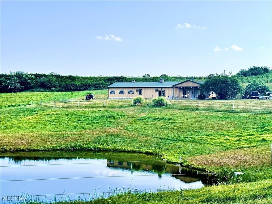 Your Private Country Escape Awaits!!
Only minutes from town, tucked away in a peaceful setting with inspirational views, this one-of-a-kind property offers the perfect blend of rustic charm and modern comfort. Sitting on nearly 16 acres, this stunning 32' x 100' barndominium pairs cozy living with endless possibilities for horses, livestock, or recreation. Step inside and you’ll find over 1,800 sq. ft. of inviting living space, complete with 3 bedrooms and 2.5 baths. A stunning stone see-through fireplace anchors the home, while vaulted ceilings, rich natural woodwork, sliding barn doors, and warm rustic touches create an atmosphere that feels both spacious and welcoming. Just beyond the back door, a barn with 7 horse stalls provides convenience and flexibility—whether you keep it as-is for your animals or repurpose it for hobbies, storage, or even a workshop. The land itself is equally impressive: fenced pastures, two spring-fed watering troughs, and hay production year after year. The property’s stocked, spring-fed pond makes for peaceful mornings by the water or an afternoon of relaxing fishing. Unrestricted by zoning or deed restrictions, you have the freedom to make this property your own. Raise animals, enjoy recreational space, or simply embrace the serenity of country living. All while being just minutes from shopping, dining, and schools. Scenic views, fresh country air, and a lifestyle filled with possibility—it’s all here. Don’t miss the chance to experience this hidden gem. Call today to schedule your private showing!