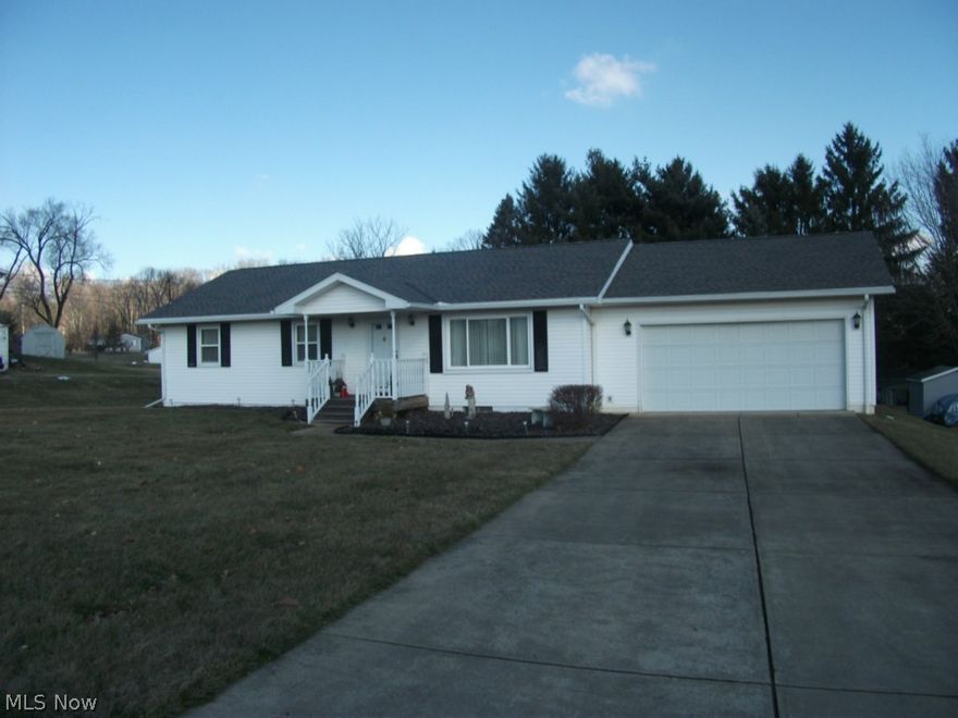 Larger than it looks! Very charming must see interior. Spacious living room with gleaming
hardwood floors...hardwood floors thruout. All appliances stay(refrig-freezer comb. 2 year old).
Newer first floor laundry room(washer & dryer stay). Kitchen door to multi-level rear deck and partially
fenced rear yard. Furnace & air 1 year old. Roof 1 year old. Extra bedroom, full bath, and family
room in walkout basement. Move-in condition. Garage, concrete driveway, siding new in 1994.
Home is in move-in condition.