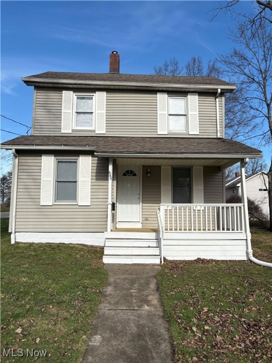 Welcome to this beautifully remodeled and fully renovated home located in the heart of Ravenna! Exterior property features include a new concrete driveway, brand new decks on all porches, new doors on all 3 sides, trees trimmed, power washed siding and new shutters. Inside you can enjoy an added laundry room on the main level with a washer & dryer hookup, brand new stainless steel appliances, modern lighting and a kitchen and bath that have both been completely remodeled. Freshly painted walls and new blinds throughout. Basement offers new foundation, new water lines and has been fully water proofed! Dimensional roof (2021) Furnace (serviced this year) Hot Water Tank (2023) Main street mile is within walking distance. Enjoy community events, restaurants and shops near by-schedule your showing today!