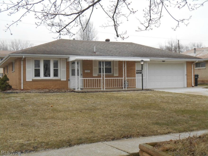 Nice 3 bedroom brick ranch home. Large family room with decorative fireplace. Gas heat & central air. Eat-in kitchen and attached 2 car garage.