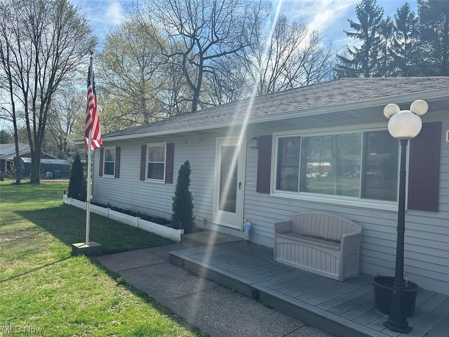 This well maintained Painesville ranch is sure to catch your eye! The home features a spacious living room with a large picture window to allow plenty of natural light. The home has an eat-in kitchen right off of the living room. All three bedrooms have ample storage in the closets, and the master bedroom has a full private bathroom. The lot allows for plenty of space for your outdoor & entertaining enjoyment! There is a 2 car attached garage and a storage shed up front. Be sure to schedule your showing before this one is sold!