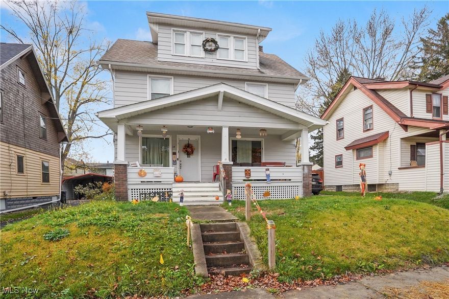 Investors! Great opportunity! Colonial home offering living room, dining room and open to the kitchen. One and half baths. Three bedrooms, and open area. Plenty of room. Unfinished basement. Detached one car garage. Large backyard. New electric panel, gutters, and water lines using PEX. All done 4 years ago.