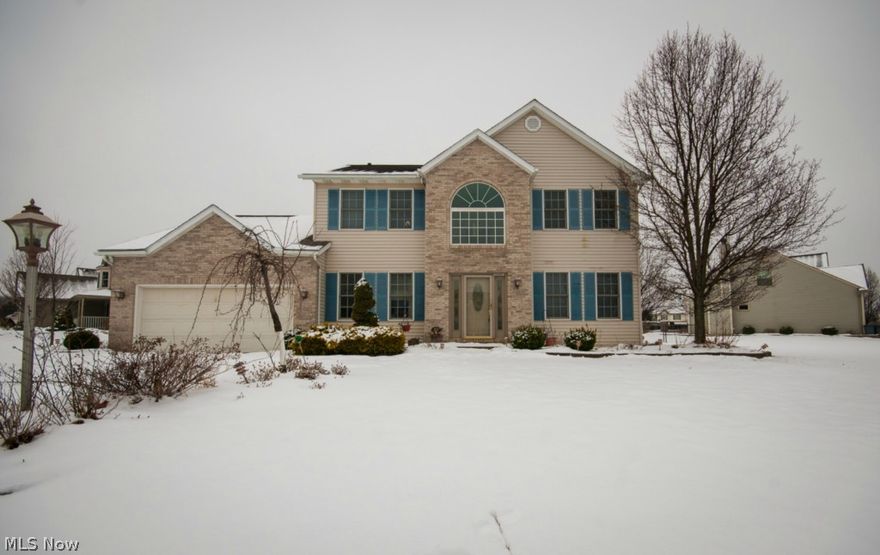 Wow!! Welcome home to this freshly painted 4 bedroom, 3 1/2 bath colonial located on a cul-de-sac.  Inviting from the second you walk in with 2 story foyer and neutral colors throughout. New carpeting throughout as well.  Cozy up in the large family room with vaulted ceilings and a gas fireplace.  Enough room to entertain with the living room and dining room that have Brazilian cherry hardwood floors.  Step into the kitchen of your dreams with granite counter tops, custom cherry cabinets with built in lights, tile back-splash, stunning tile floors, and top of the line appliances.  Upstairs the spacious master bedroom has large walk-in closet with custom built-ins. Master bath offers dual sinks, separate shower and jetted tub.  Additional 3 large bedrooms with a full bath on the 2nd floor.  Enjoy the finished lower level with a full kitchen, full bath, wet bar, and a movie theater area. The backyard has a deck overlooking a brick paver patio with fenced yard and shed.  Home is also equi