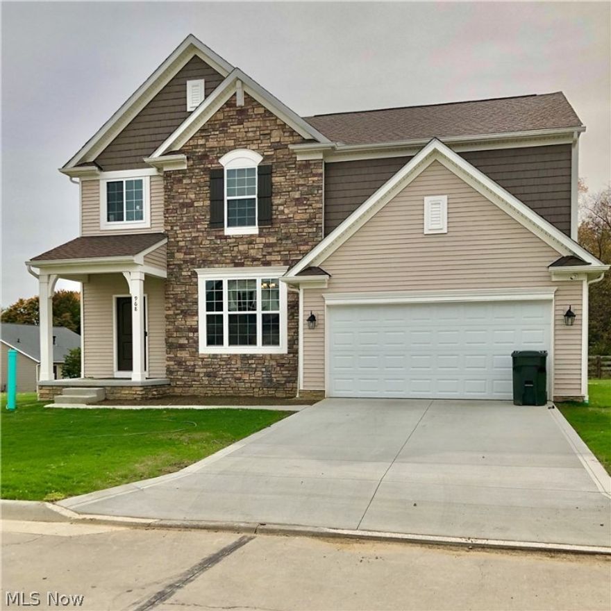 Move in to this beautiful nearly new home and add your personal touches to make it yours. The spacious Great room with a fireplace to add warmth  on those cold winter nights. The Dining room , Kitchen and Great room all have the light laminate floors for easy care.
Enjoy cooking  with stainless appliances and beautiful dark cabinets with white granite counter tops. Four bedrooms with second floor laundry , Master bathroom with large walk in shower and second bathroom with tub and shower. Master bedroom has two large walk in closets. Closet area off bath could be computer/ office. All bedrooms have walk in closets. Large patio off kitchen.  Half bath in hall to garage and patio. Two car garage with room for storage. Close to shopping.
Full basement ready to finish for extra living space.