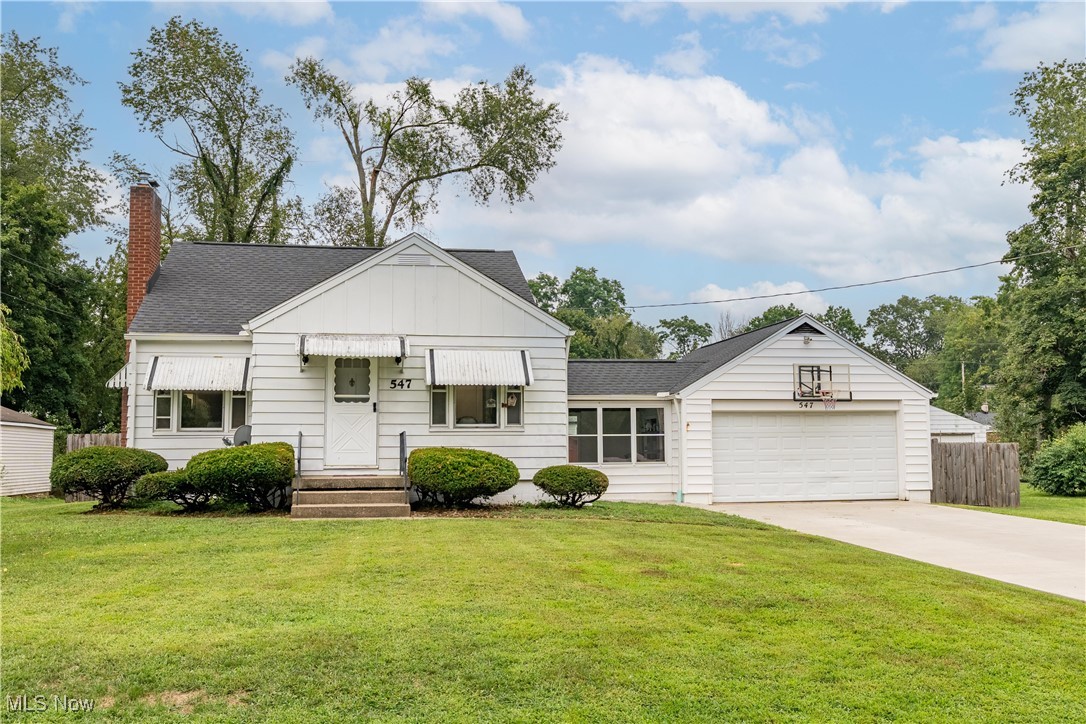 Step into this charming 3 Bedroom, 2 Bath Cape Cod in New Franklin near the Portage Lakes and be impressed with all the updates! Right away you’ll notice the NEW roof (2022) and inviting curb appeal. Inside, the Living Room features a pretty white brick fireplace and plenty of space to relax. The Kitchen offers solid oak cabinetry, a stylish gray and white tile surround, black and stainless steel appliances, and a spacious pantry for all your storage needs—plus all appliances convey. The main level hosts 2 Bedrooms, including the larger Primary Bedroom, along with a beautifully remodeled full Bath (2022). Upstairs you’ll find the 3rd Bedroom plus generous storage space. The Basement provides a Furnace Room, Utility Room with a full Bath, and a Recreation Room that was in the process of being finished into a Theatre Room with a black ceiling and walls. A Breezeway connects the home to the oversized 2-Car Garage with a workbench area. The Home sits on a double-wide lot and the Backyard is completely fenced in (2022) offering privacy and space for pets, along with a partially covered Patio perfect for summer days and a 14 ft x20 ft Shed for extra storage. Major updates include a New Roof, Furnace, A/C, Water Heater, Concrete Driveway, Breezeway Storm Windows, updated Electric, and a remodeled Main Bathroom all in 2022, plus a New Water Softener Tank System and 4 Glass Block Windows in 2023. With so many updates, the Home is being sold AS-IS and sellers will make no repairs. Come see all of the NEW and possibilities this lovely home has to offer—schedule your showing today before it’s gone!