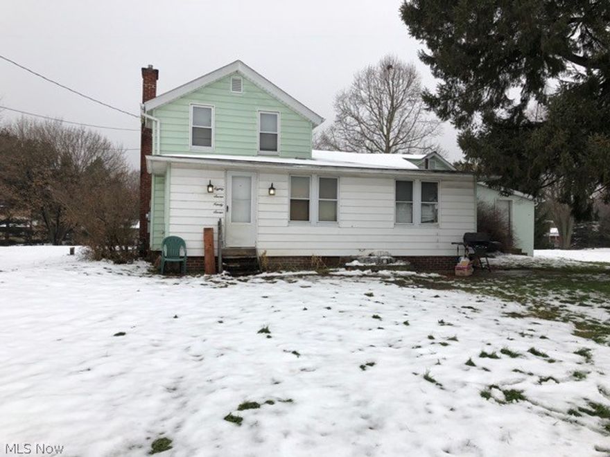 4 bedroom farmhouse original to the area located in a picturesque setting that just needs some work and attention. No conventional or FHA/VA. This property sells AS-IS, seller to make no repairs. Some updates done including electrical, newer roof, and remodeled bath. Shed at the rear of the lot is included, home sits on 0.63 of an acre. This is truly a diamond in the rough for this area, call and schedule a walk through!