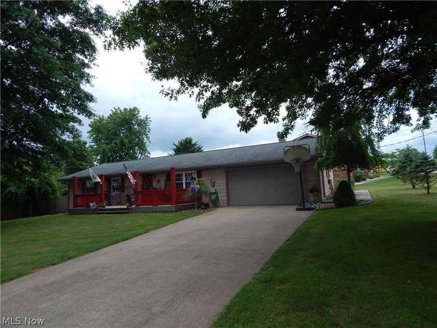 CORNER CUTIE IN HARRISVILLE!
This 3 bedroom, 1 ½ bath home has been updated and lovingly maintained!  The curb appeal and landscaping give you an idea of what to expect inside and you won’t be disappointed!  Newer, wood cabinets and stainless appliances welcome you to the kitchen when you enter through the oversized garage.  The living room has large windows to let in natural light and ceiling beams add to that cozy feel.  One floor living is certainly possible but, the full basement adds a family room, a possible extra bedroom, an unfinished room that could be a gym or hobby room and a large utility room that has shelving and provides room for lots of extra storage!  Outside, you can enjoy evenings on the covered porch that is right off the kitchen so, summertime barbeques are a breeze!  If that’s not enough, enjoy a fenced yard with an above ground pool with a sun deck!  Call to see this cutie today!