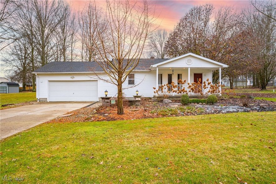This home is the best of both worlds - in a few ways. Privately located on a no-outlet street, yet conveniently close to shopping and freeway access. Cozy and quaint, but also versatile to suit your needs. Beautifully landscaped (especially in the summer), and cute on the inside, too!

Located within Austintown Local School District, this home is chock-full of living spaces, both upstairs and in the partially finished basement, complete with walk-in closet. The layout could be utilized as 3 bedrooms and an additional mud room or home office. The wood burning stove in the main living room and the heater in the roomy garage add extra touches of warmth. Includes appliances and a home warranty!