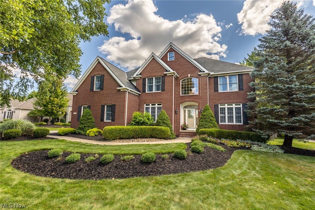 Spectacular colonial in Broadview Heights. Over 4,000 sqft awaits the new owners of this beautifully maintained and updated home. A 2 story foyer welcomes you home; to the left is a private office with french doors for privacy; to the right the formal living room and dining room to the rear. The eat-in kitchen is a dream to cook in. New cooktop, wall oven and microwave, newer granite countertops throughout, including a 2 tier island with bar stool seating. The kitchen is open to the vaulted 2 story great room with a dramatic floor to ceiling stone fireplace. Off the kitchen you will find the hearth/sunroom addition for added entertaining space along with the 2nd fireplace. Luxury vinyl flooring just installed in the foyer, kitchen, dining and living rooms, sunroom, upstairs hallway and master bath. 2 separate staircases lead you upstairs to all four bedrooms. The large master bedroom includes two walk-in closets and a sitting room for added space which features the 3rd fireplace and b
