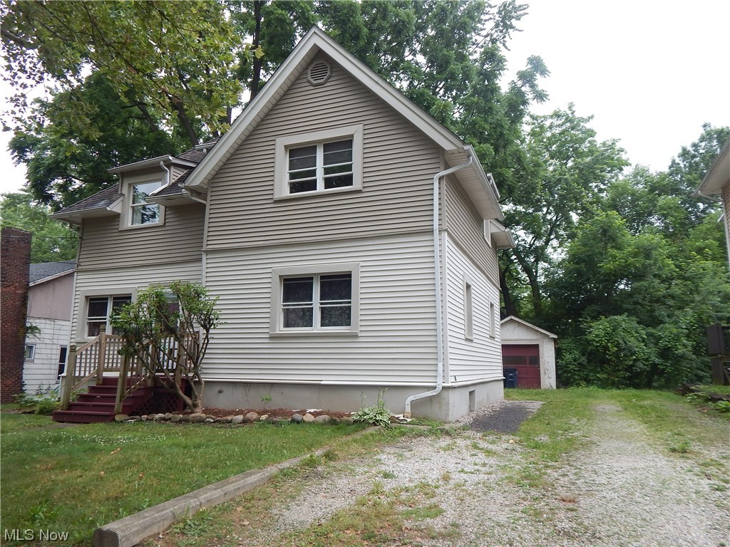 Great opportunity, featuring 3-bedroom house with a unique layout. It has an oversize master bedroom with an upper loft area, providing additional space and potential usage options. The second floor consists of two more bedrooms and a full bathroom. On the first floor, you'll find a nice-sized living area with a fireplace, creating a cozy atmosphere. There's also a dining room for your meals and a fully appliance kitchen, equipped with the necessary appliances for your convenience. The house has a full basement that requires some tender loving care (TLC), suggesting that it might need some repairs clean up/painting or minor improvements. Outside, there's a rear fenced yard, providing privacy and security. However, please note that the garage is currently being used for storage purposes only and may not be suitable for parking vehicles. Overall, this house presents an affordable living opportunity with some potential for customization and making it your own. If you're interested, it's