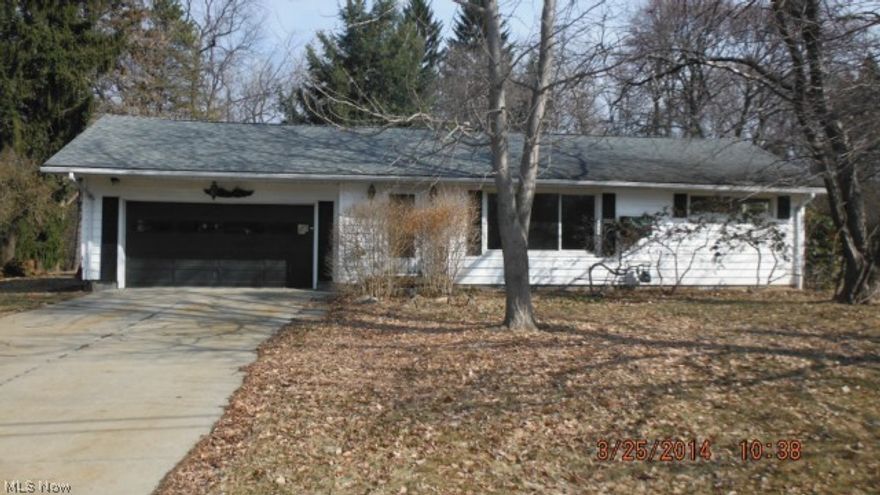 If you are looking for one floor living, schedule a showing today for this 4 BR Ranch home that offers large rooms! A wooded yard offers privacy and space for outdoor entertaining!  This home offers 1656 square feet of living space. The living room has a beautiful fireplace. This home has a large dry basement that offers a rec room or additional living space.  This home is a warm and inviting and is a must see for anyone looking for one floor living! Call today for your personal showing!