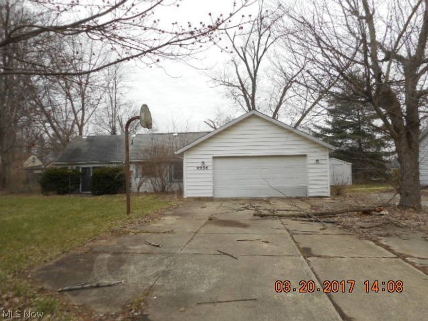 Spacious home with plenty of potential! Large living room and kitchen, spacious attached two garage garage. Some hardwood flooring on first floor, good bedroom sizes. Plenty of room for parking on the concrete drive. This home has a lot of promise for the right buyer!