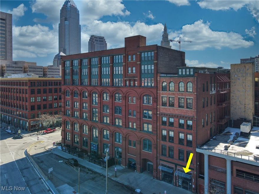 Great investment opportunity in the center of the bustling commercial and residential neighborhood in downtown Cleveland! Over 6030 square feet of lower level space with five remodeled and updated condo units, currently fully rented. All units have hardwood flooring and in-suite laundry. All have newer kitchen appliances and 1-2 full baths. The building's amenities include: keyless entry, fitness center, sauna, common roof deck with beautiful views, dog park, and close proximity to all of downtown Cleveland's most notable restaurants & attractions. There is elevator access to all of Cloak Factory and main exit to Johnston at South side. Common areas are available for showings. Please only serious buyers with POF or pre approved. List agent to accompany.