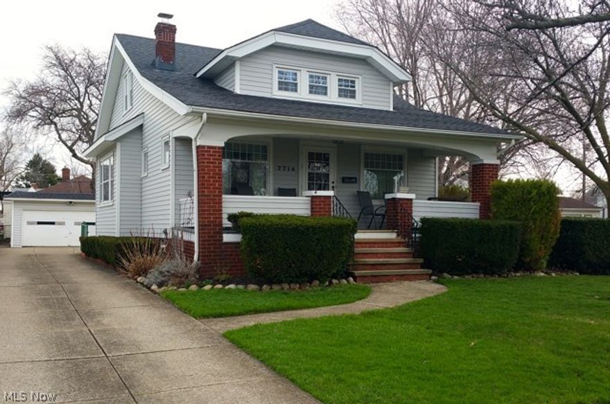 Pride in Parma!  The owners of 46 years at 7714 Ridgefield Ave. have taken great pride in their ownership and it shows!  The immaculate DOUBLE LOT offers a unique piece of property that is flat and functional, perfect for activities!  Both parcels are being offered in this listing!!! The updated vinyl siding, windows, roof, and porch provide for great curb appeal.  1,400 square feet of above grade living space includes, five bedrooms, two full baths, living room, dining room, and kitchen.  Original hardwood floors throughout entire house beneath carpet. Down the basement you will find a workshop area, glass block windows, and a large open living space waiting for you to finish into a rec-room.  This house is a must see!  Do not hesitate, schedule your appointment today.