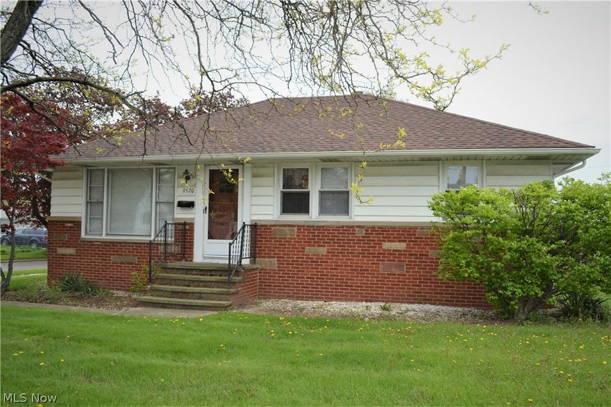 Must see this super clean ranch in beautiful Brooklyn neighborhood. Great curb appeal and a back patio overlooking a nice sized yard perfect for playing, gardening or entertaining. The freshly painted interior features gorgeous hardwood floors, new carpeting, new kitchen floor, vinyl replacement windows, newer Central Air, newer Electric panel, spacious room sizes, and a full basement. A few updates will make this a showplace.  With 3 Bedrooms, a Main floor Bathroom, large Living Room, and a large Eat-In Kitchen you will have plenty of space for those family gatherings. The open Eat-In Kitchen has been updated with new flooring and fresh paint, appliances all stay. The bathroom has newer flooring, and stylish cabinets. Adding to your square footage is the full basement that could be made into a Family Room/Rec. Room. The 3 spacious Bedrooms provide plenty of natural light, high privacy windows and hardwood floors. Paved driveway with a detached garage has new garage door, gutters and d