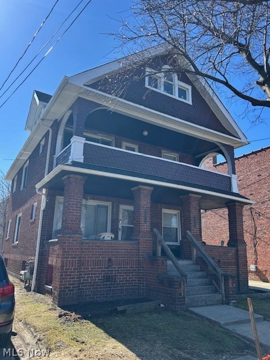 Great investment opportunity in Cleveland! This well-maintained up-and-down duplex offers immediate income potential. The downstairs unit is currently rented on a month-to-month lease at $675 per month, while the upstairs unit is vacant and ready for a new tenant or owner-occupant. Water and sewer average approximately $140 per month. Potential to add value by finishing the 3rd level- framed for a one bedroom/ one bath, would need to be finished. Perfect for investors looking to add to their portfolio or buyers seeking a live-in investment opportunity.