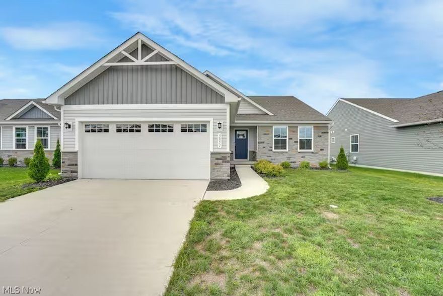 Welcome to this stunning open-concept home built in 2024, offering modern style and thoughtful upgrades throughout. Luxury vinyl plank and ceramic flooring add both beauty and durability to the space. The kitchen is designed to impress with granite countertops, modern cabinetry, stainless steel appliances, a pantry, and a large island perfect for gathering and everyday living. It opens directly into a spacious great room, creating a warm and inviting atmosphere. The owner’s suite features a walk-in tile shower with seating, double vanity, and a walk-in closet. Two additional bedrooms and a full bathroom on the main floor provide plenty of space for family or guests. A standout feature is the finished basement—an upgrade completed by the current owner—offering a full bathroom, flexible living space, and plenty of storage.