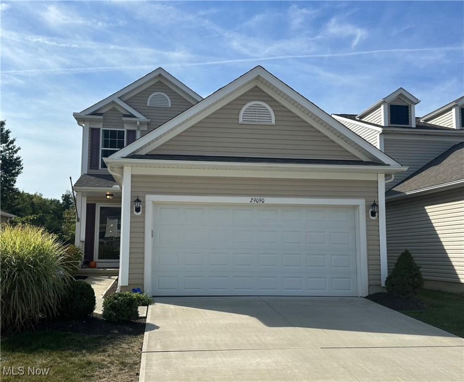 Welcome to 29090 Pembooke in Olmsted Towhship! This former model home offers 4 bedrooms, 2.5 baths and the open floor plan is centered around the spacious great room with a gas fireplace, which is perfect for entertaining. The open, eat-in, kitchen has stainless steel appliances and opens up other the great room and dining area. The first floor contains a stunning sunroom with 9' ceilings and large windows that allow for an abundance of natural light to pass through. The master bedroom has a coffered ceiling and a spacious walk-in closet. The full basement offers the opportunity for additional living space and all of your storage needs. This beautiful colonial styled home is located in the highly sought after Olmsted Falls Schools District and is a short distance from major highways, metro parks, as well as, local shopping and restaurants. Schedule your showing today!